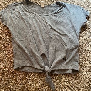 Grey women’s crop shirt